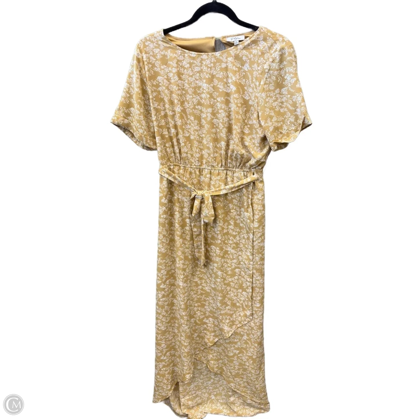 Dress Casual Maxi By Polagram In Yellow, Size: M