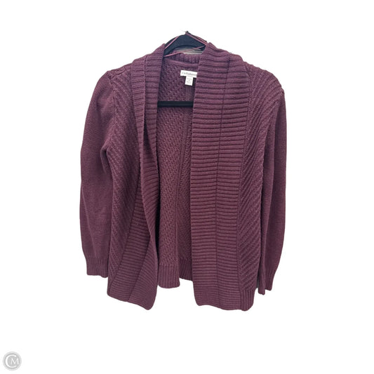Cardigan By Croft And Barrow In Purple, Size: Sp