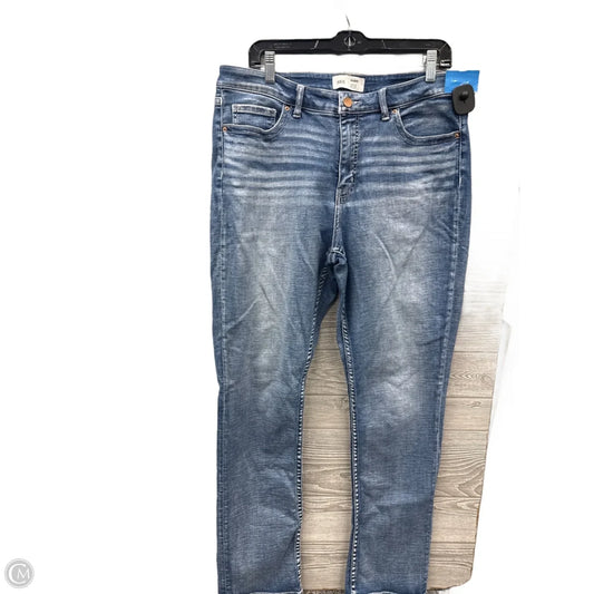 Jeans Straight By Bke In Blue Denim, Size: 12