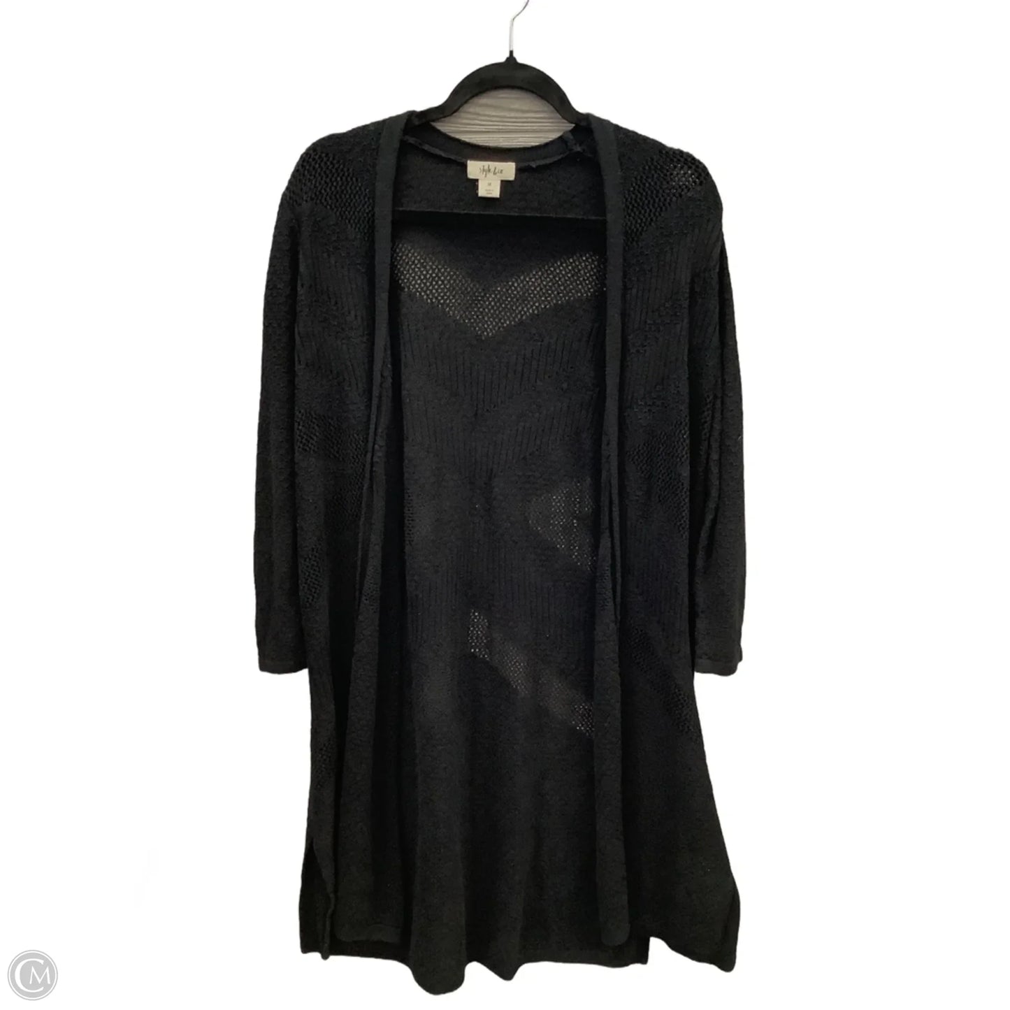 Cardigan By Style And Company In Black, Size: M