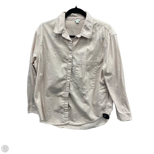Top Long Sleeve By Aerie In Pink, Size: M