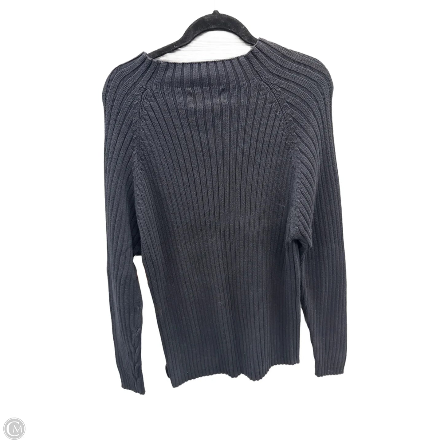 Sweater By Croft And Barrow In Black, Size: L