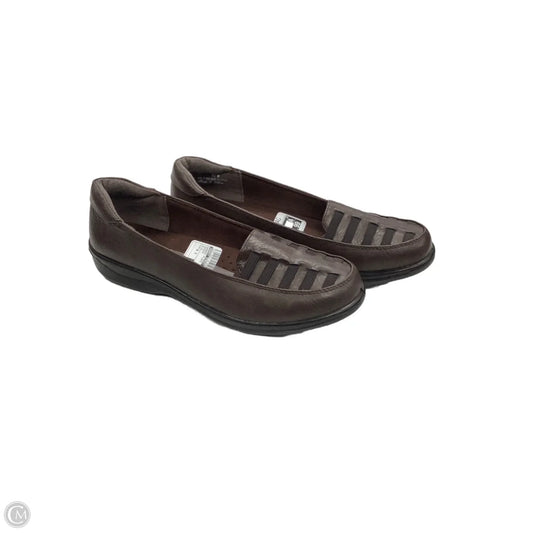 Shoes Flats By Easy Street In Brown, Size: 8.5