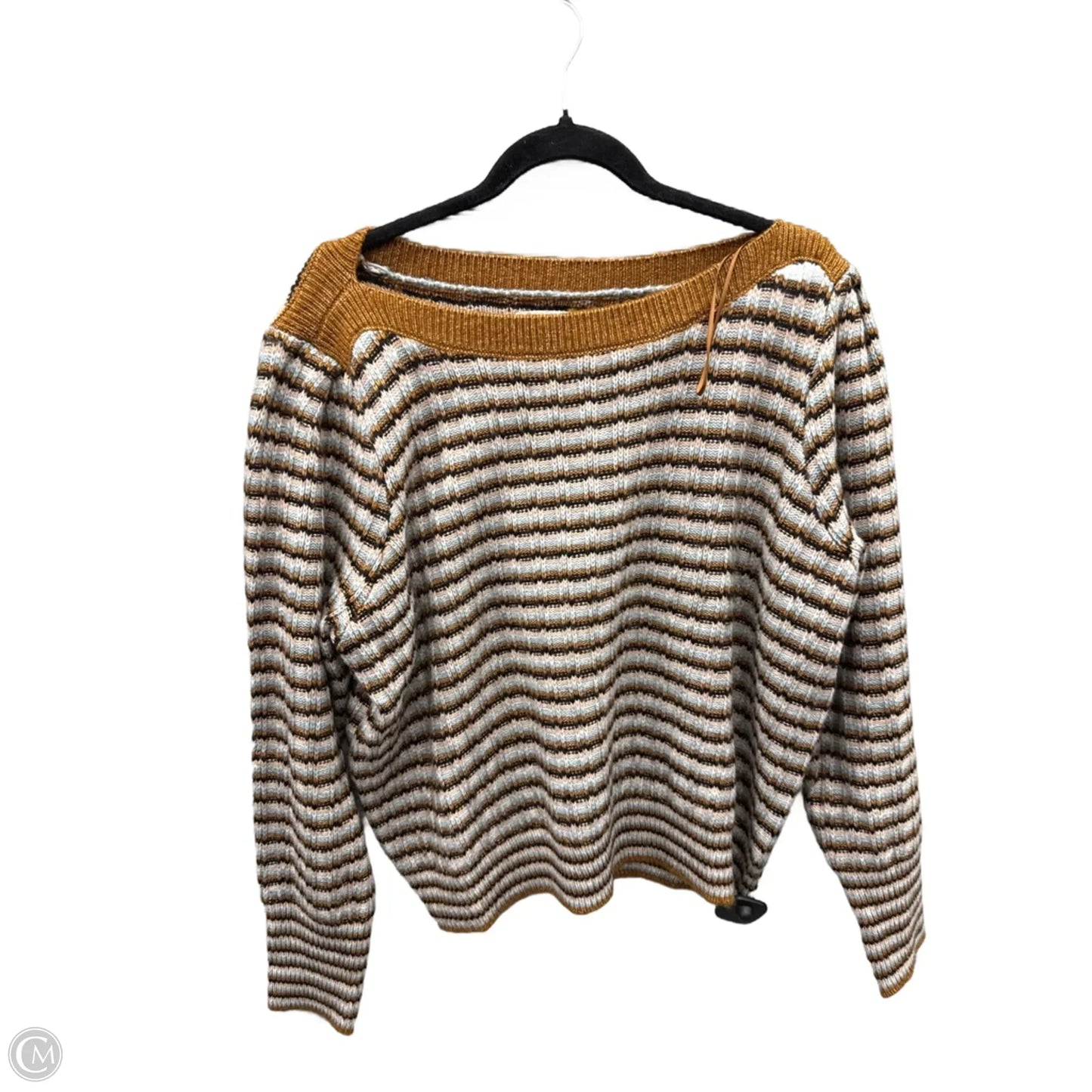 Sweater By Nine West Apparel In Striped Pattern, Size: Xl