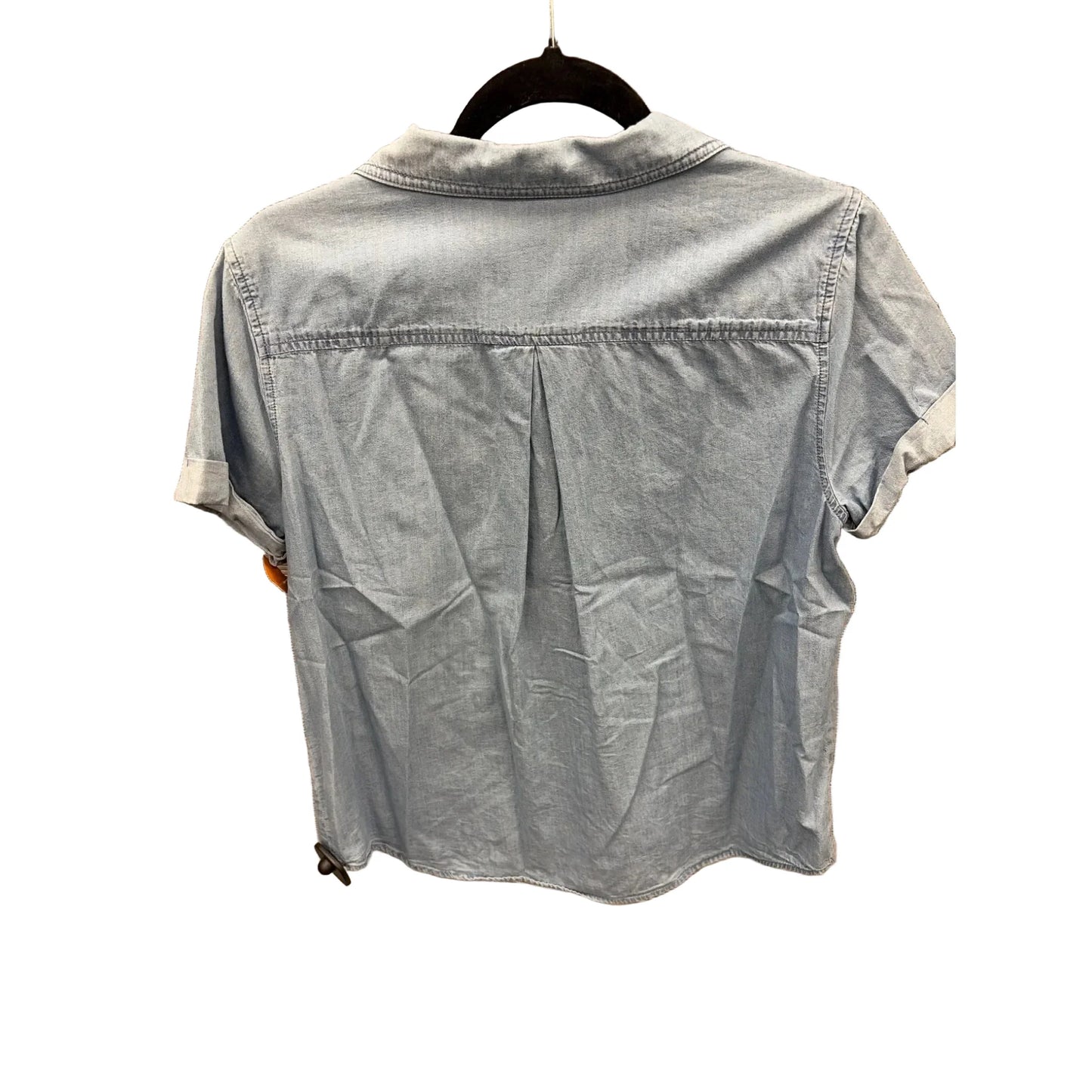 Top Short Sleeve By Christopher And Banks In Blue, Size: M