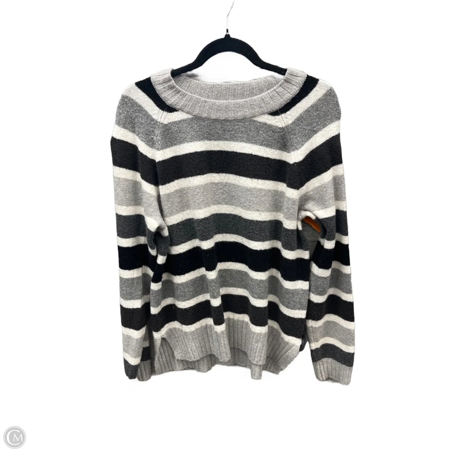 Sweater By Time And Tru In Striped Pattern, Size: L