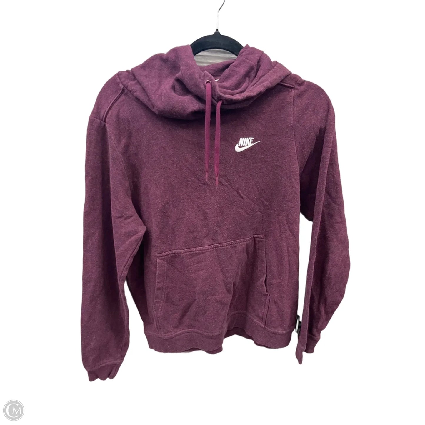 Athletic Sweatshirt Hoodie By Nike Apparel In Purple, Size: M