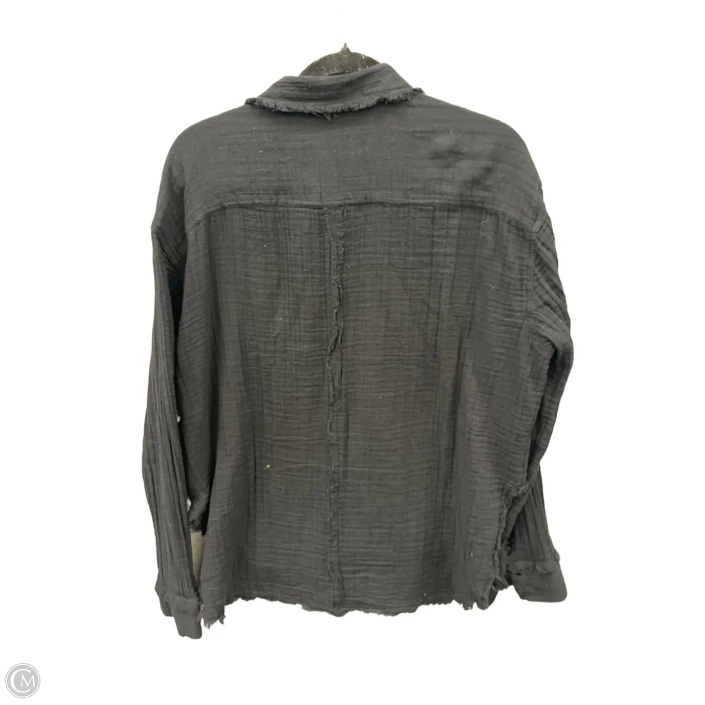 Top Long Sleeve By Urban Outfitters In Black, Size: S