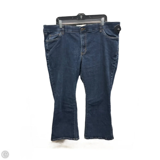 Jeans Straight By Sonoma In Blue Denim, Size: 22