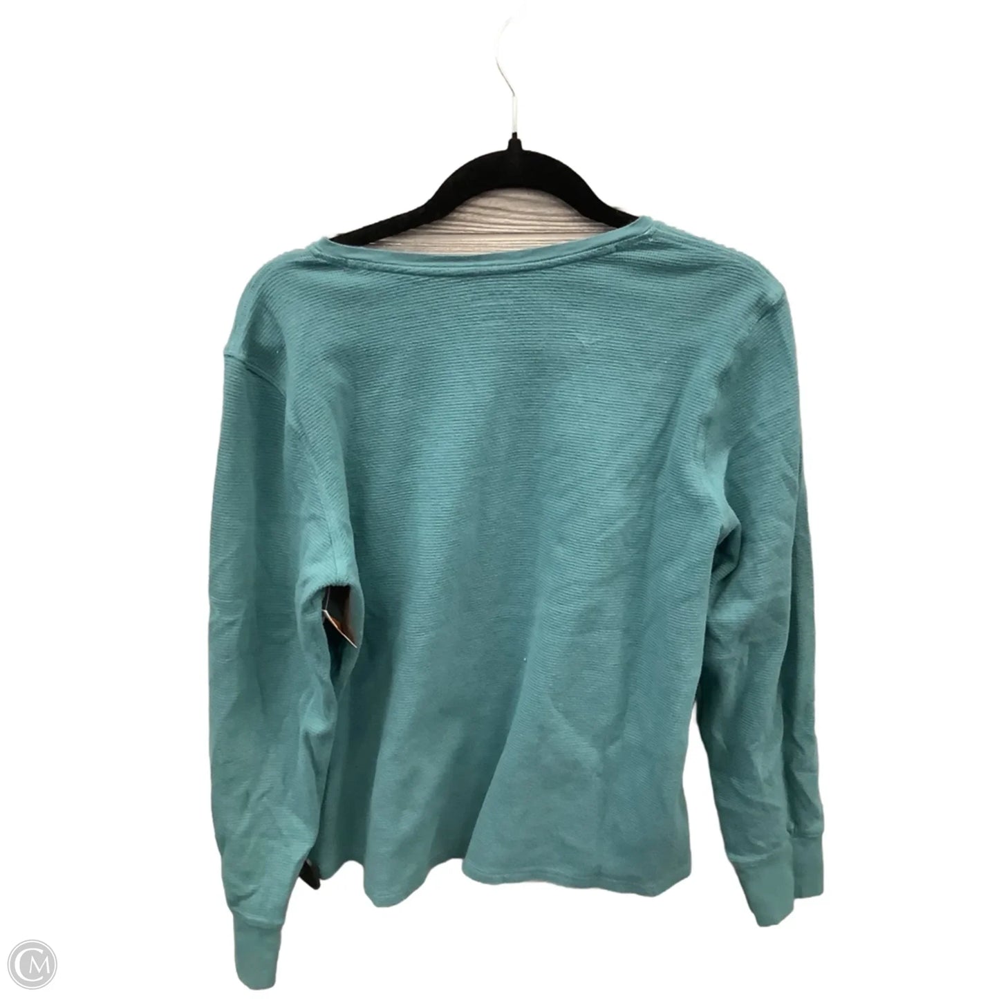 Top Long Sleeve By L.l. Bean In Green, Size: Xl