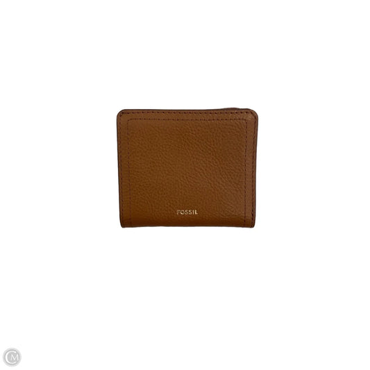 Wallet Leather By Fossil, Size: Small