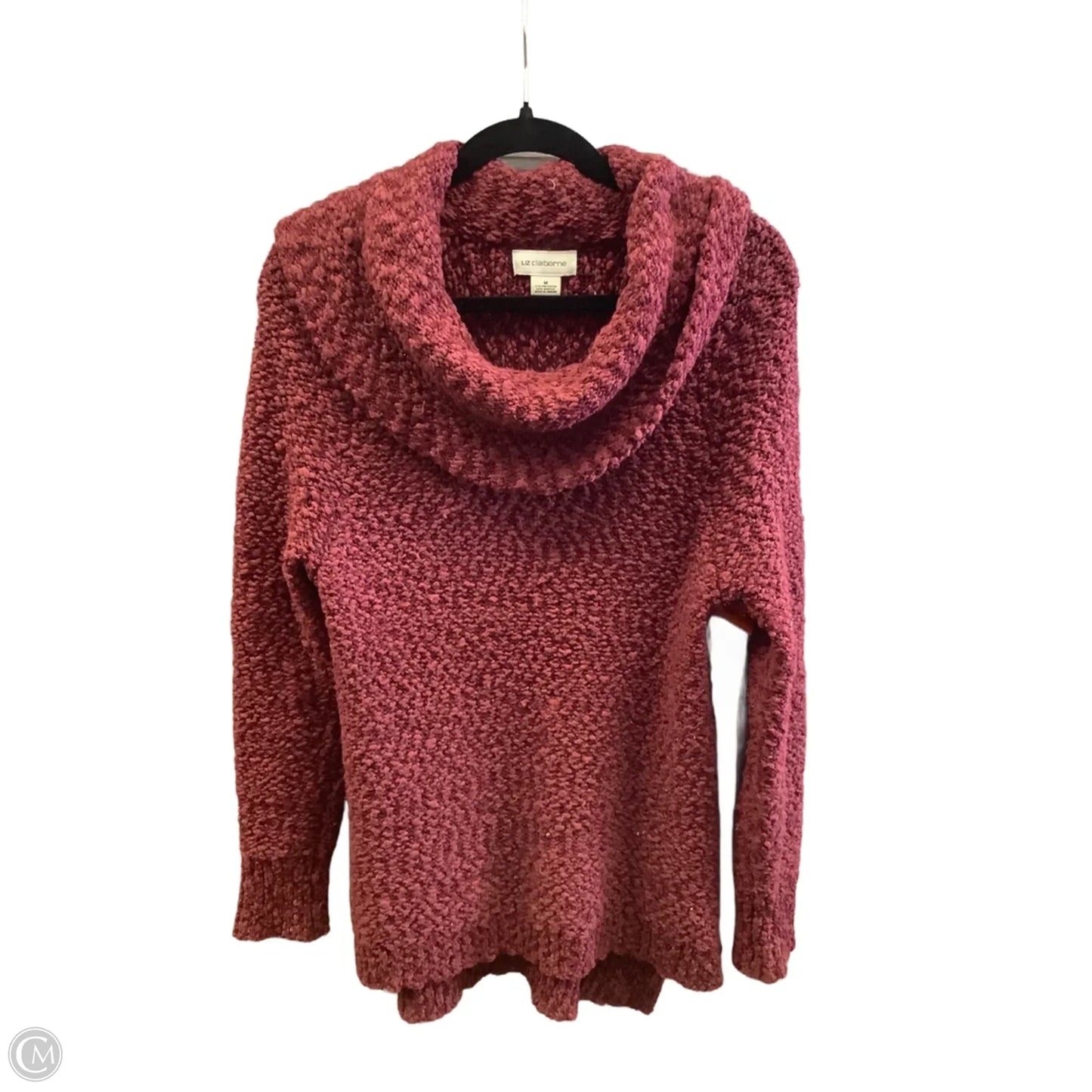 Sweater By Liz Claiborne In Red, Size: M