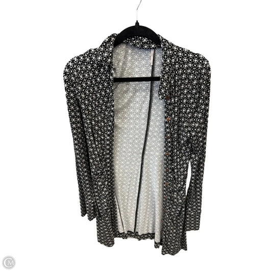 Dress Casual Midi By Free People In Black & White, Size: M