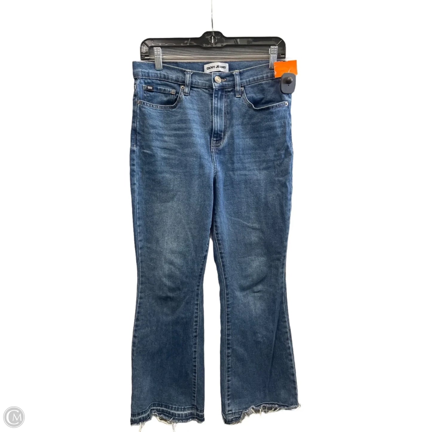 Jeans Straight By Dkny In Blue Denim, Size: 10