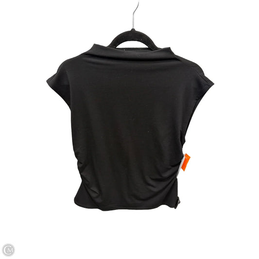 Blouse Short Sleeve By Nordstrom In Black, Size: L