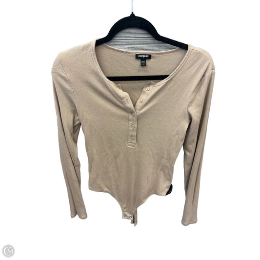 Bodysuit By Express In Brown, Size: M