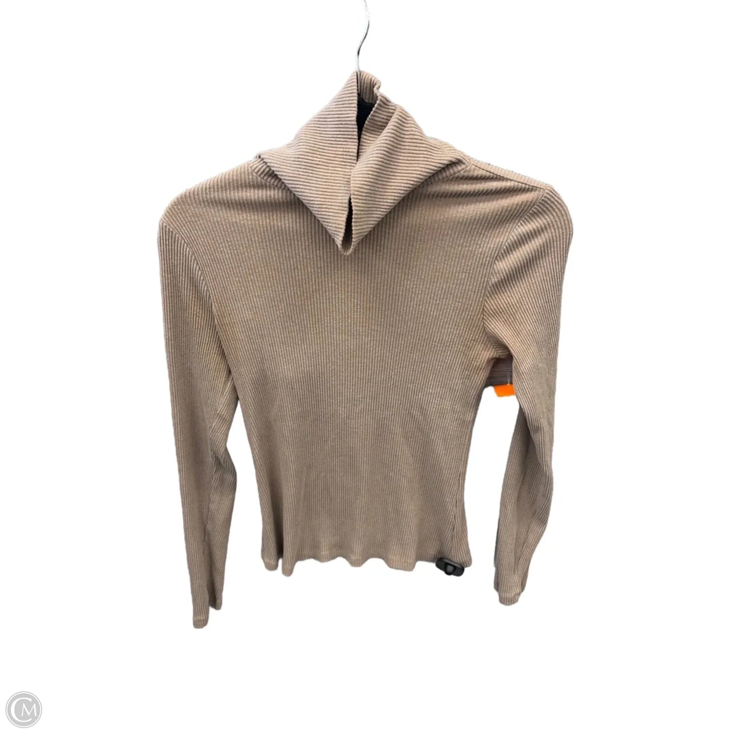 Top Long Sleeve By Old Navy In Brown, Size: M