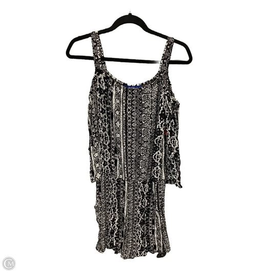Romper By Apt 9 In Black & White, Size: M