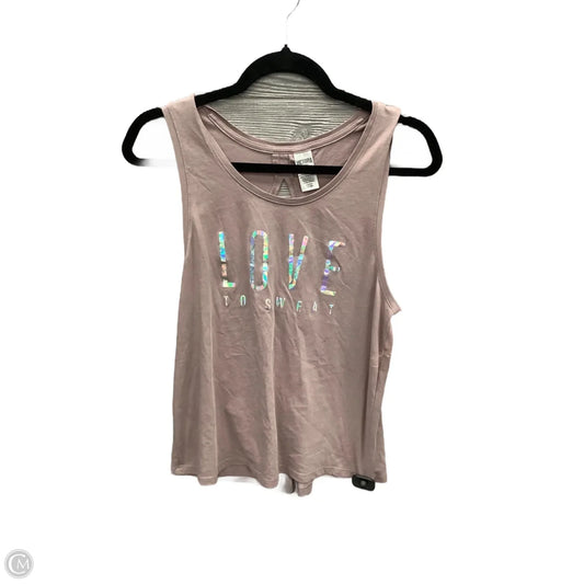 Athletic Tank Top By Victorias Secret In Purple, Size: S