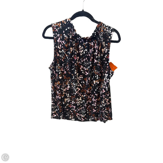 Top Sleeveless By Croft And Barrow In Black, Size: Xlp