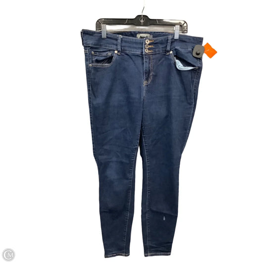 Jeans Jeggings By Torrid In Blue Denim, Size: 18