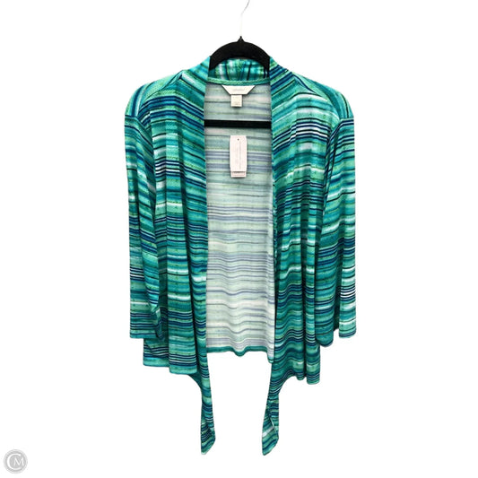 Cardigan By Cj Banks In Green, Size: 1x