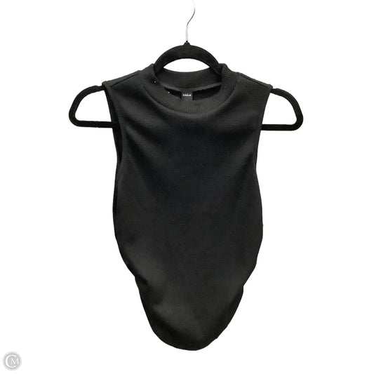 Top Sleeveless By Shein In Black, Size: L