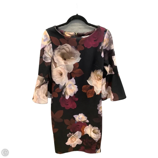 Dress Party Midi By Calvin Klein In Multi-colored, Size: M
