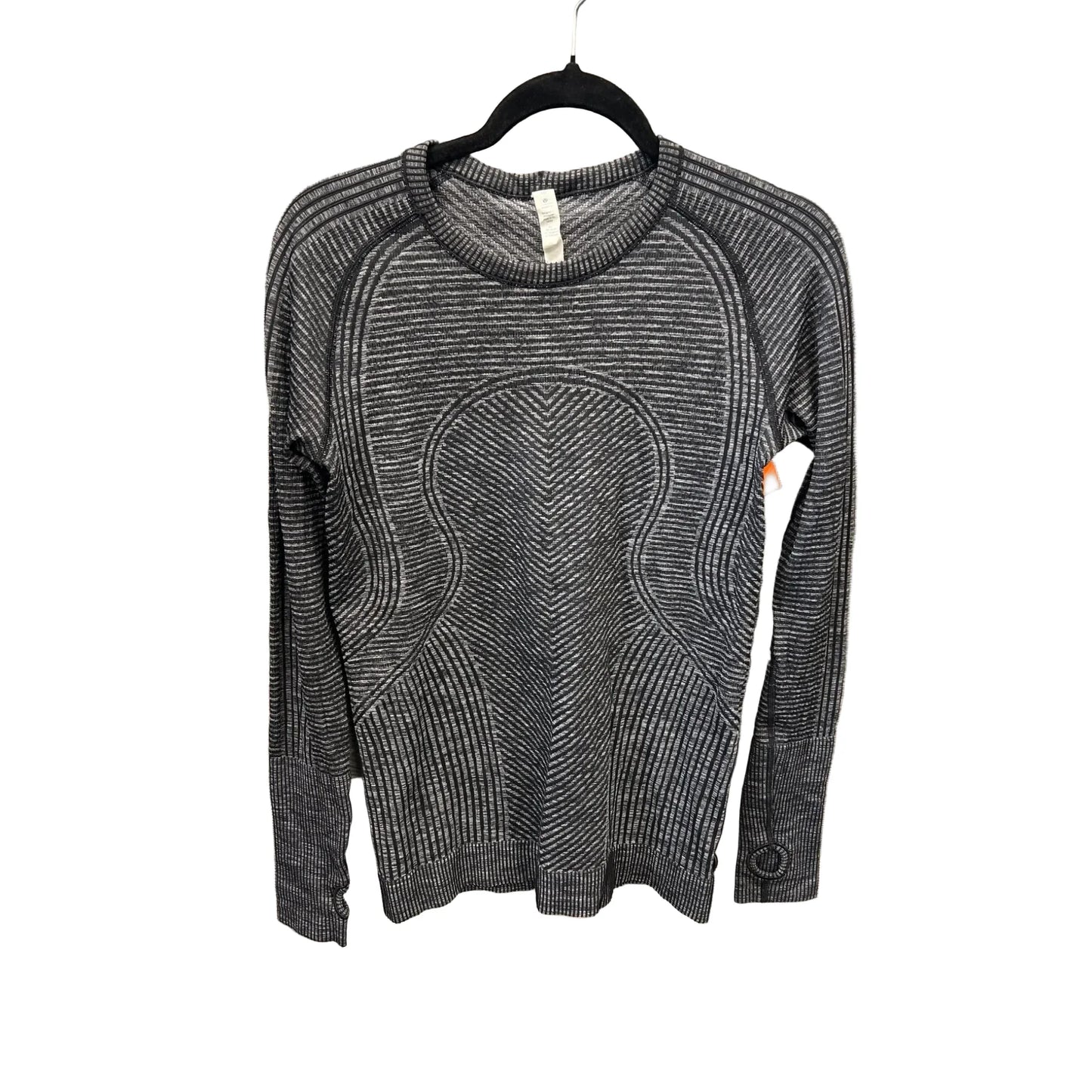 Athletic Top Long Sleeve Crewneck By Lululemon In Grey, Size: 10