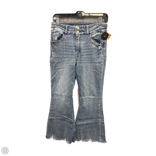 Jeans Flared By Kancan In Blue Denim, Size: 6