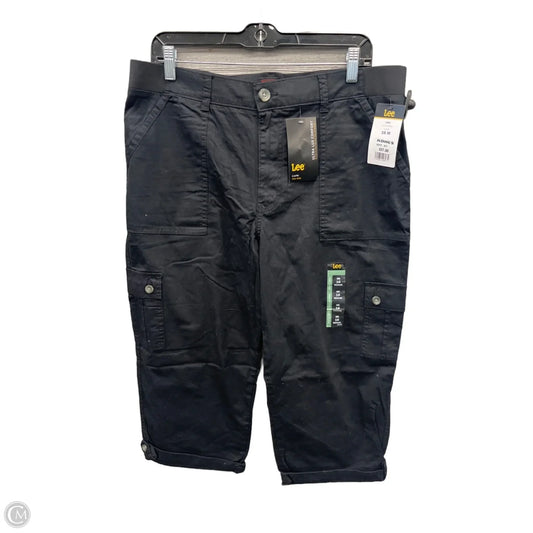 Capris by Lee in Black, Size 16