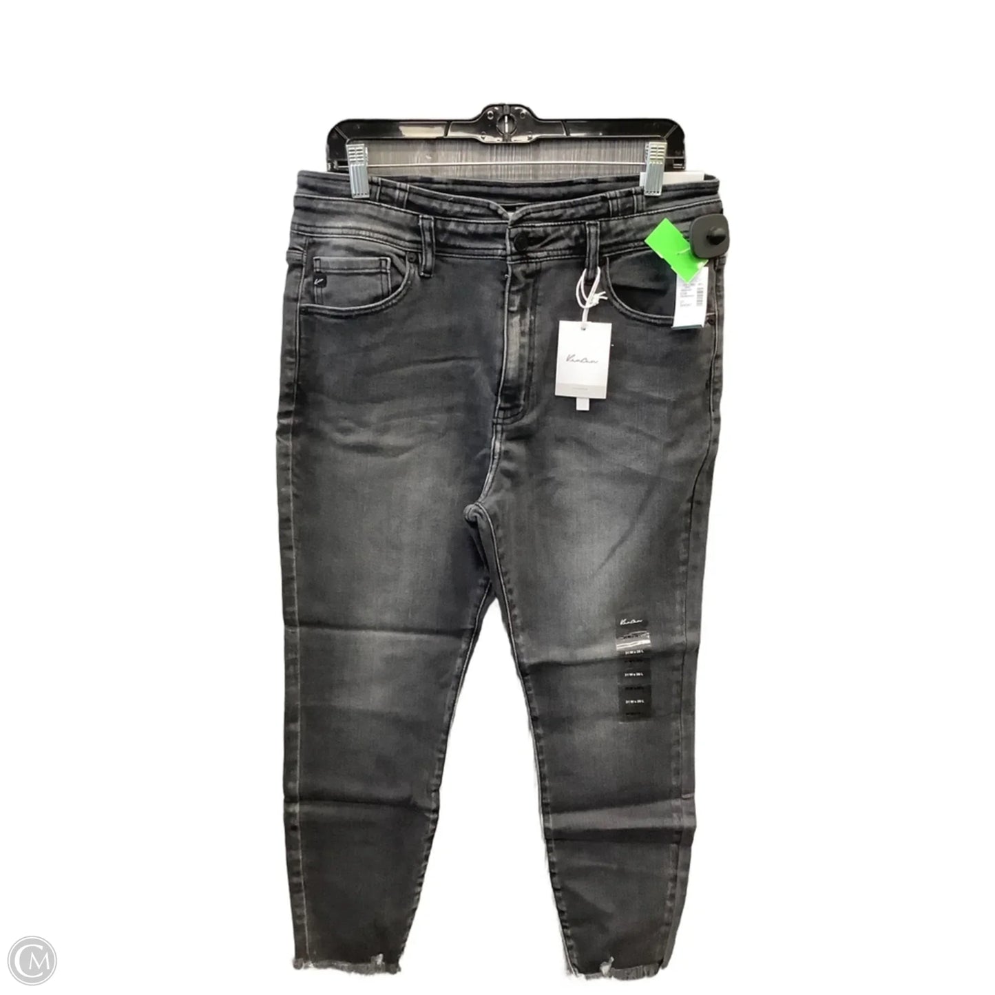 Jeans Skinny By Kancan In Grey Denim, Size: 12