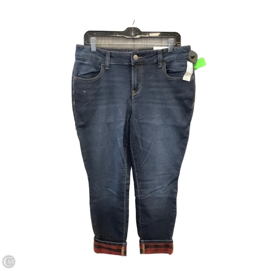 Jeans Jeggings By Maurices In Blue Denim, Size: 12