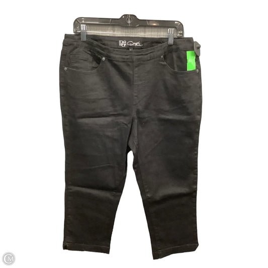 Capris By Dg2 In Black, Size: 12p
