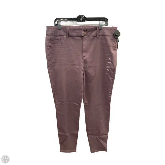 Jeans Jeggings By Maurices In Purple, Size: 14