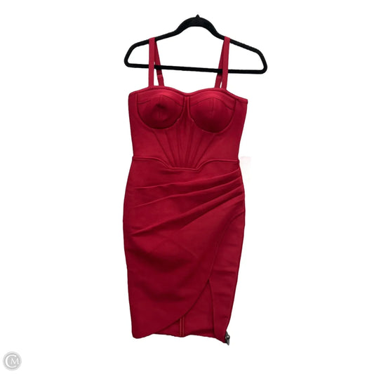 Dress Party Midi By Venus In Red, Size: S