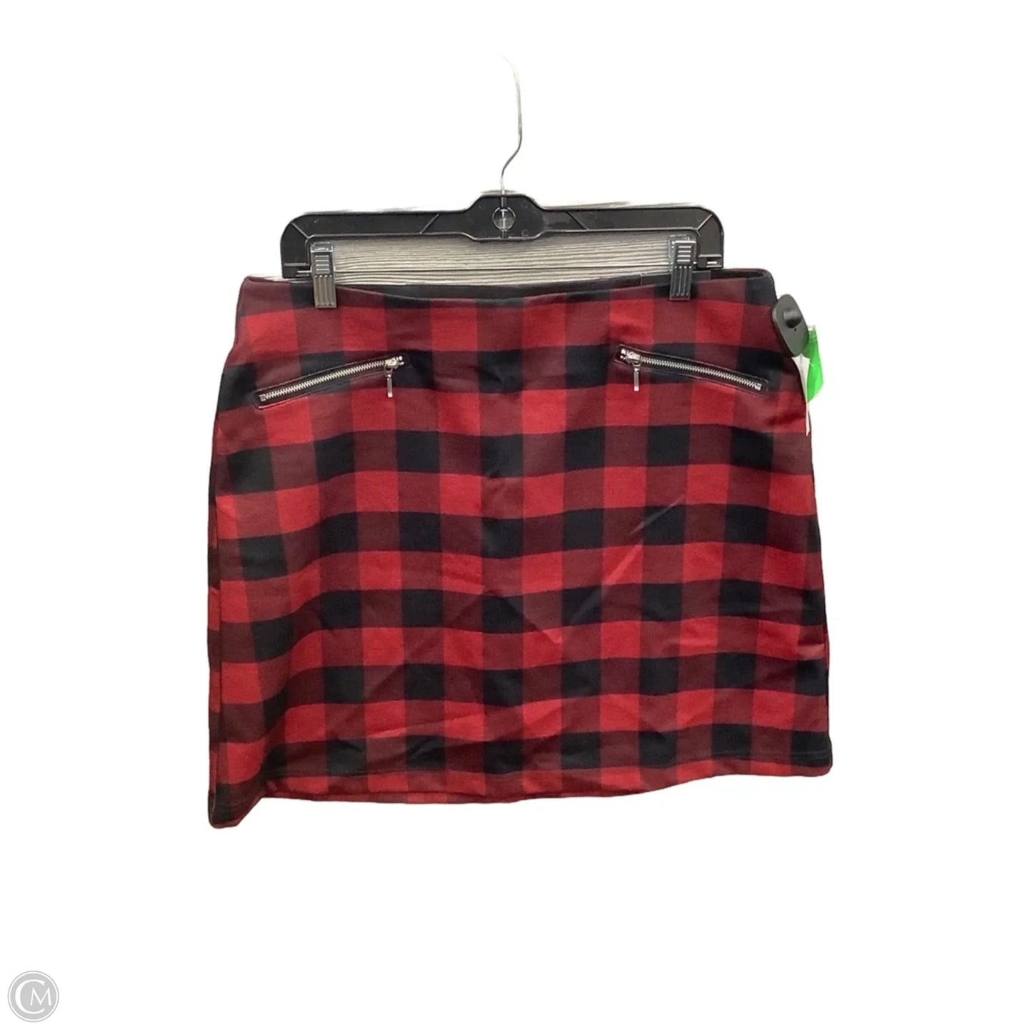 Skirt Midi By Maurices In Plaid Pattern, Size: 12