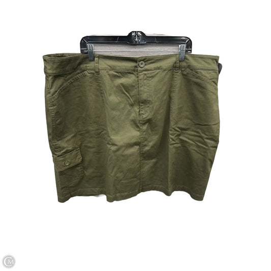 Skirt Midi By Cj Banks In Green, Size: 24