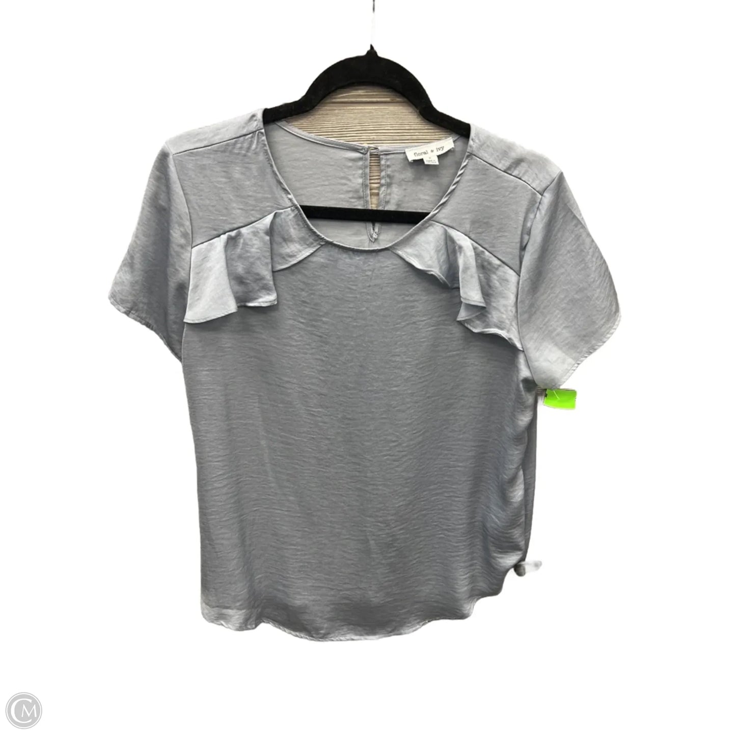 Top Short Sleeve By Clothes Mentor In Blue, Size: S