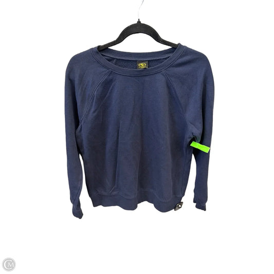 Athletic Sweatshirt Crewneck By Athletic Works In Navy, Size: S