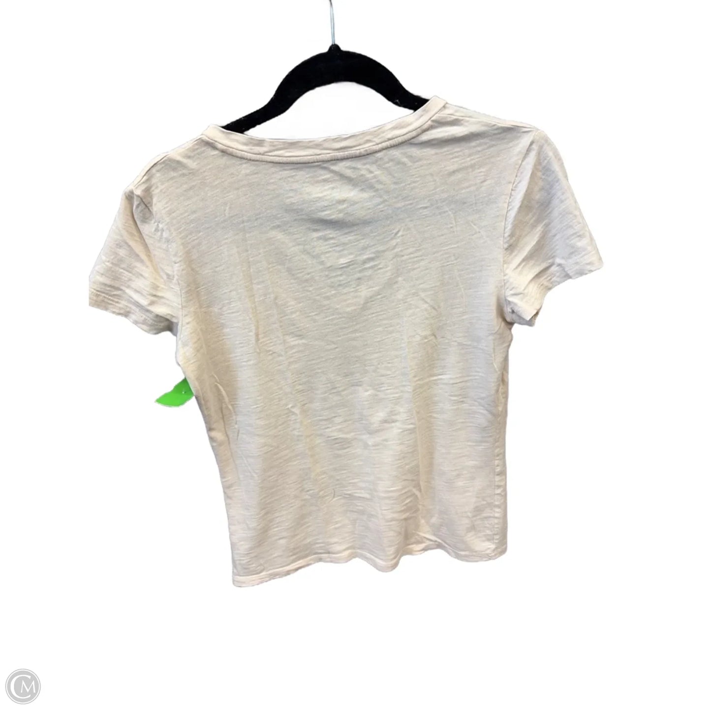 Top Short Sleeve Basic By Universal Thread In Cream, Size: S