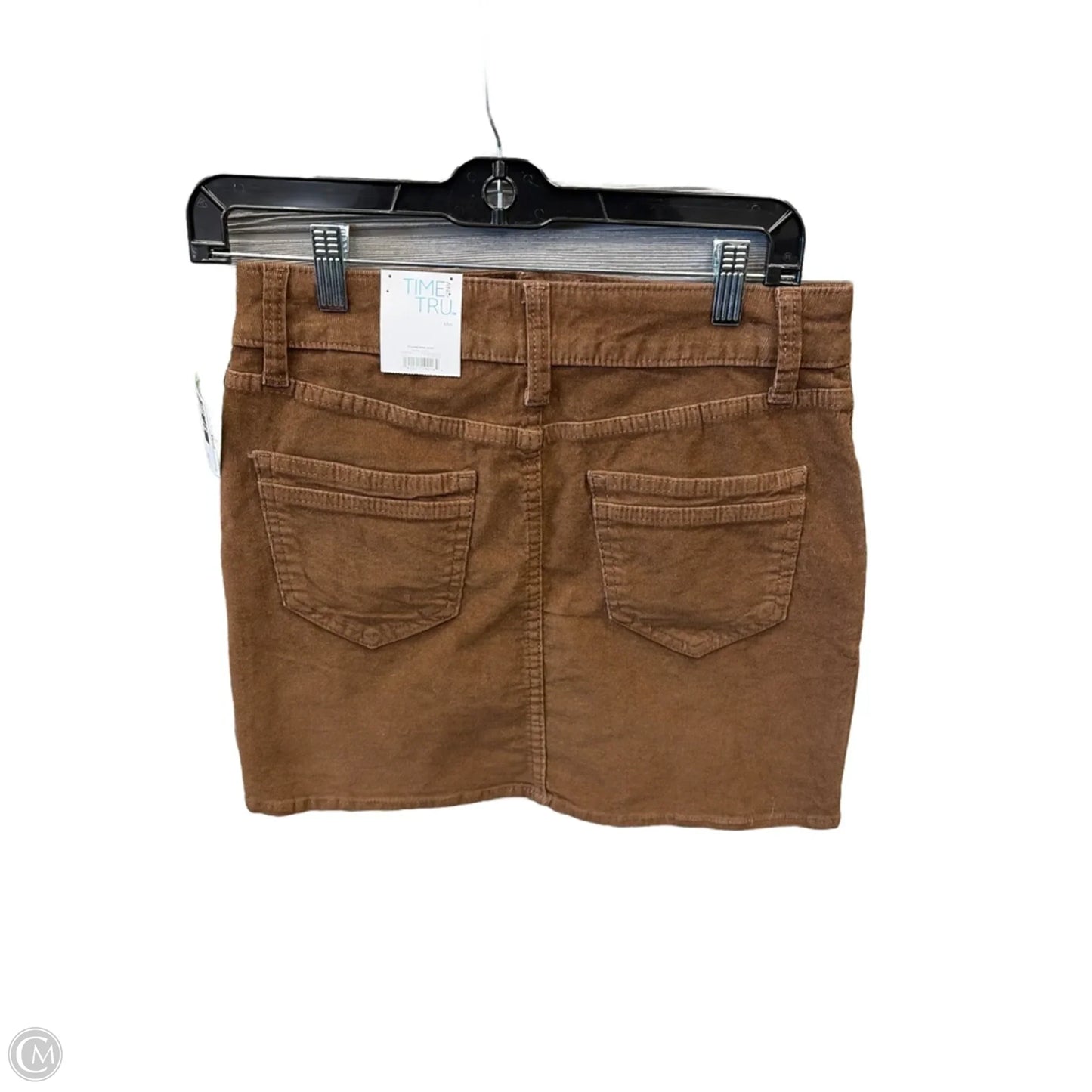 Skirt Midi By Time And Tru In Brown, Size: 0