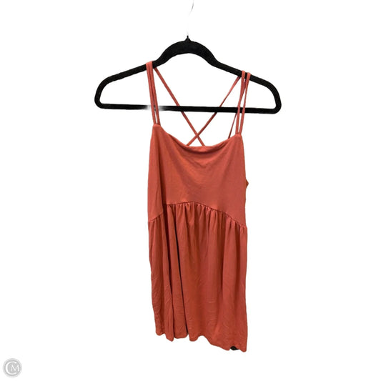 Dress Casual Midi By Old Navy In Orange, Size: S