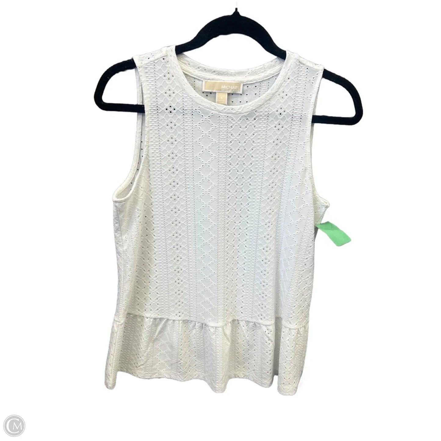 Top Sleeveless By Michael By Michael Kors In White, Size: S