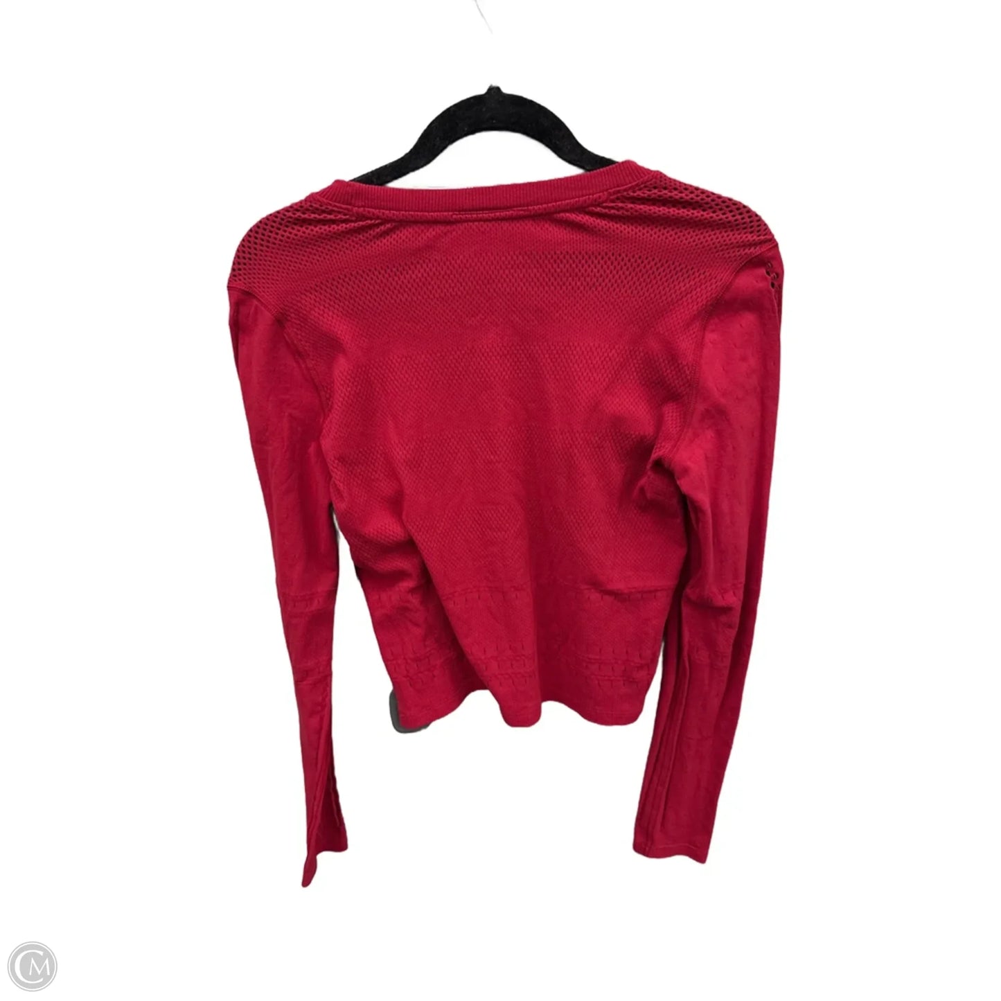 Athletic Top Long Sleeve Crewneck By Calia In Red, Size: L