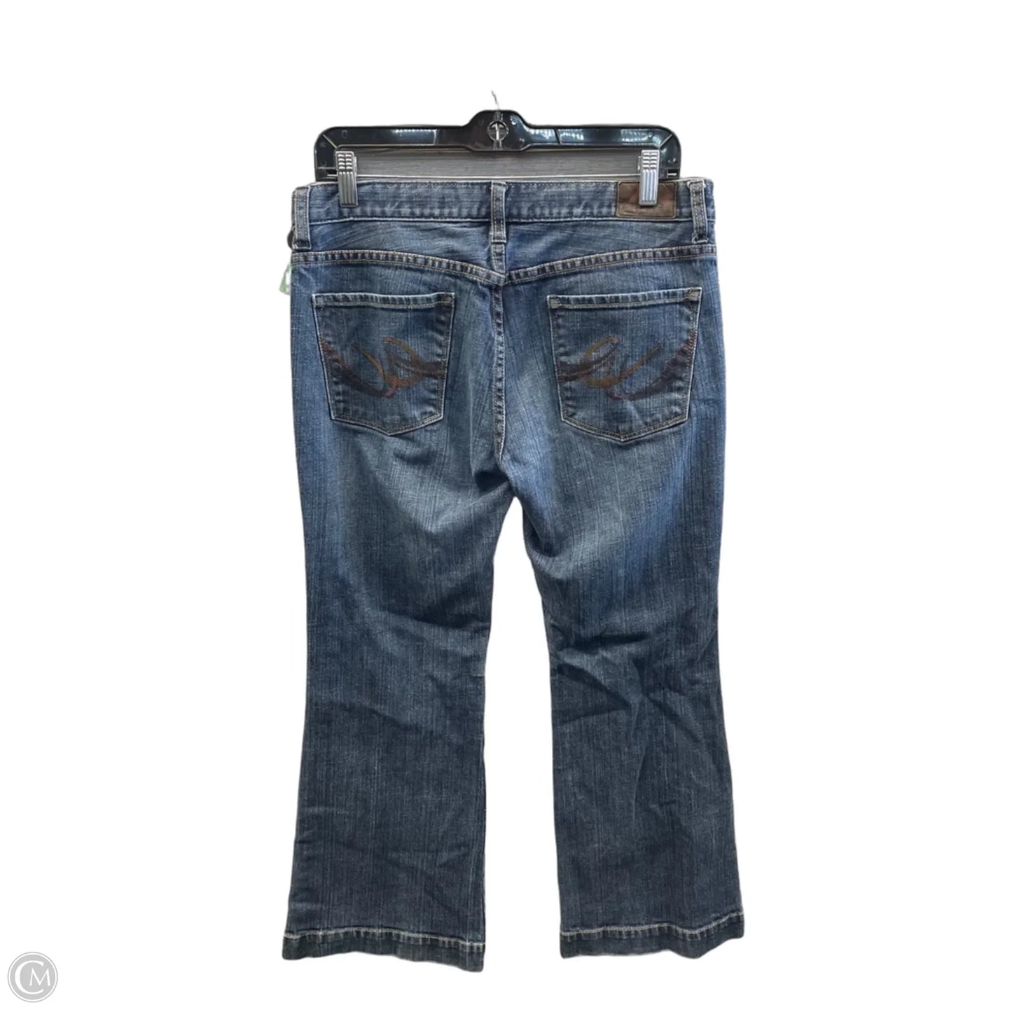 Jeans Flared By Express In Blue Denim, Size: 10
