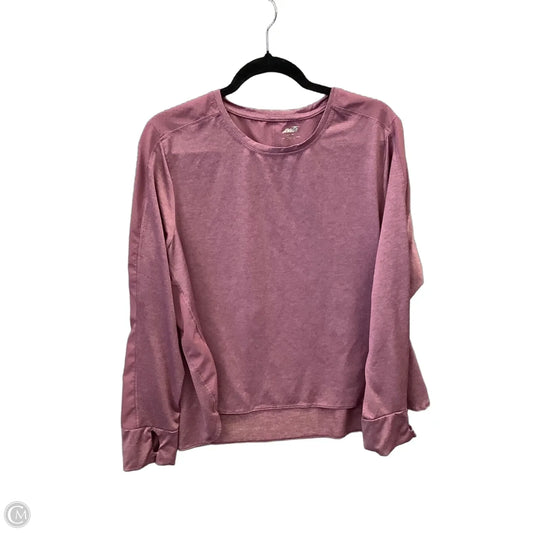 Athletic Top Long Sleeve Crewneck By Avia In Purple, Size: Xxl