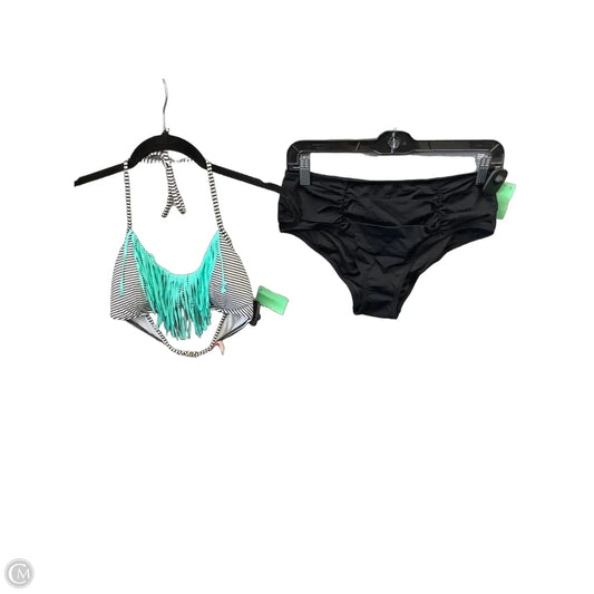 Swimsuit 2pc By Victorias Secret In Black & Blue, Size: M