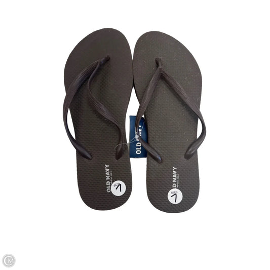 Sandals Flip Flops By Old Navy In Brown, Size: 7