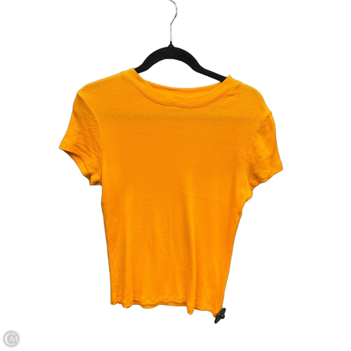 Top Short Sleeve By A New Day In Orange, Size: M